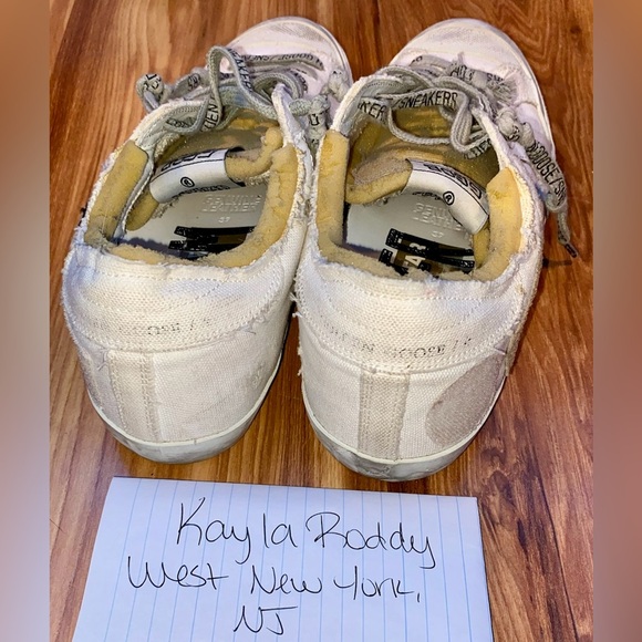 GUC Golden Goose Canvas Velcro Patch Superstars - Size 39 - ⭐️1 DAY FLASH SALE⭐️ - Picture 5 of 6